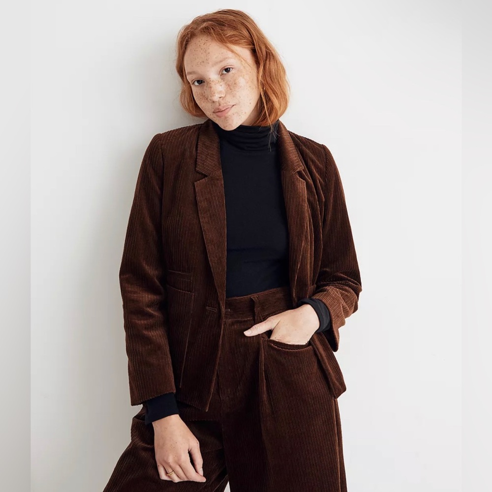 Corduroy Crop Dorset Blazer